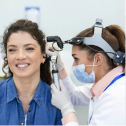 ENT specialist for ear, nose and throat medical consultation